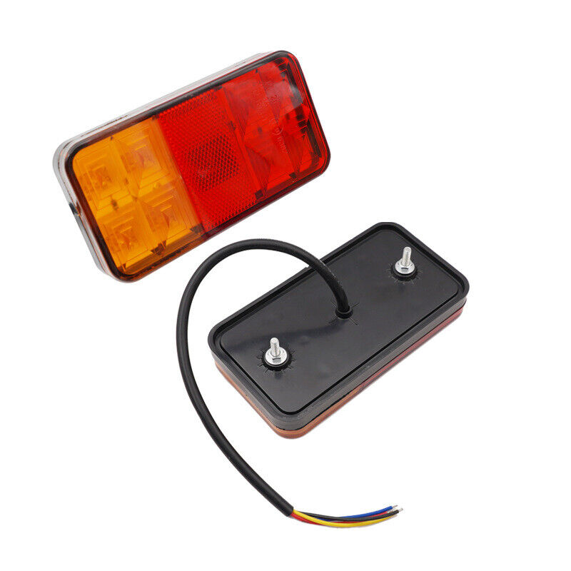 2x LED TRAILER LIGHTS TAIL LAMP STOP INDICATOR 12V VOLT 4WD 4X4 CAMPER UTE