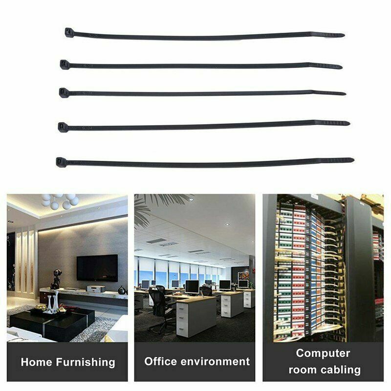 Cable Ties Zip Ties Nylon UV Stabilised Bulk Black Cable Tie