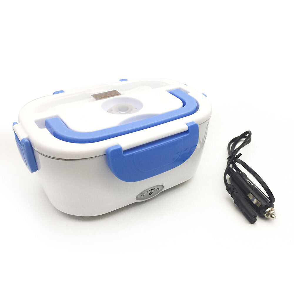 Portable Electric Heated Car Plug Heating Lunch Box Bento Food Warmer 12-24V AU