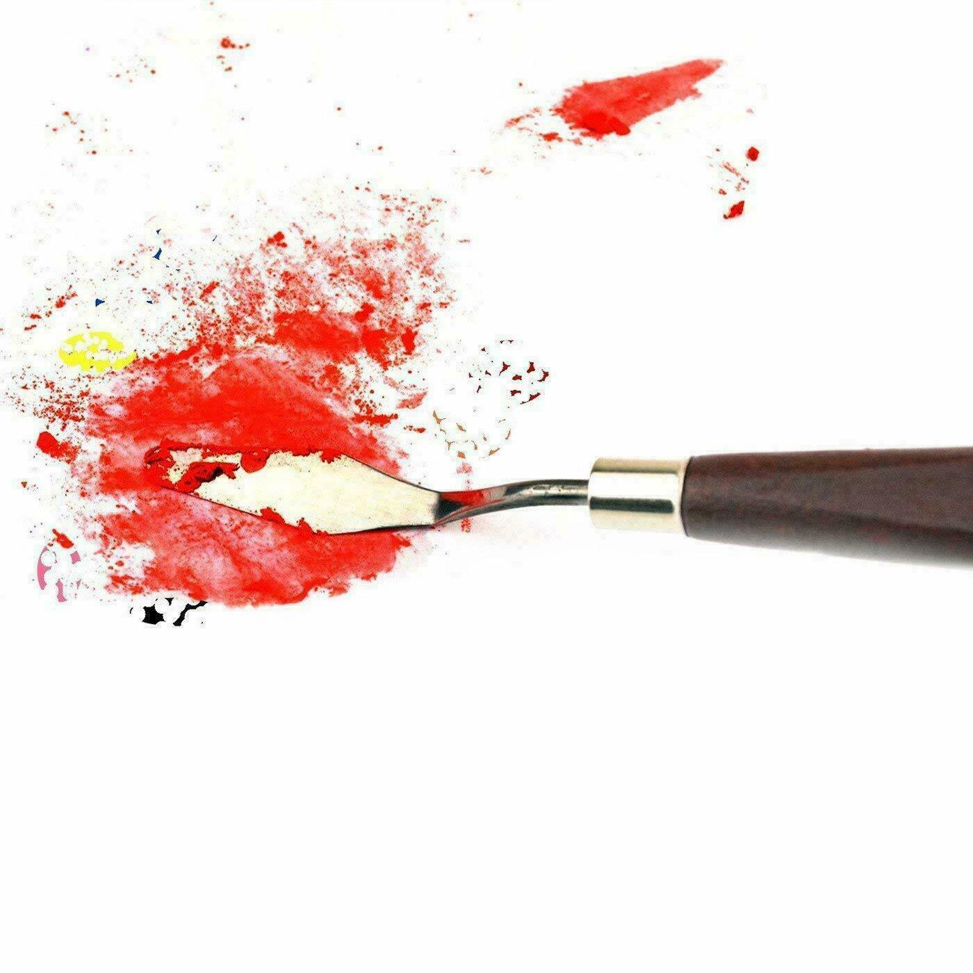 15Pcs Artist Paint Brushes Set Watercolour Acrylic Oil Painting Drawing Brush AU