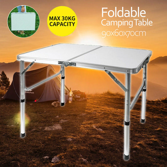 Camping Folding Table Picnic Outdoor Foldable Tables Aluminium Portable BBQ Desk