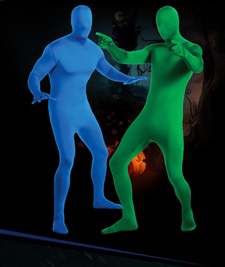 Full Body Adult Men Women Zentai Spandex Party Costume Suit Invisible Morph suit