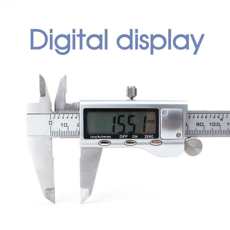 Stainless Steel Electronic Digital LCD Vernier Caliper Micrometer New 200mm 8''