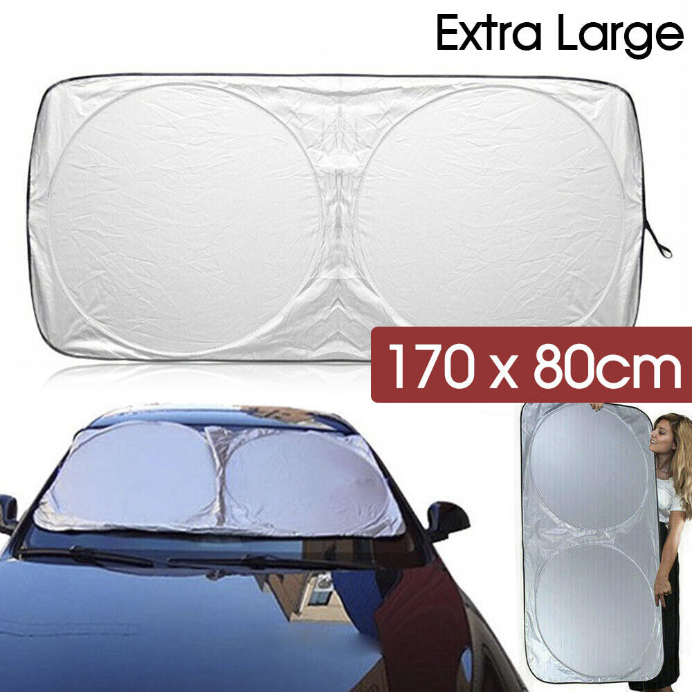 Foldable Sun Shade Car SunShade Truck Van Windshield Visor Sun Block Extra Large