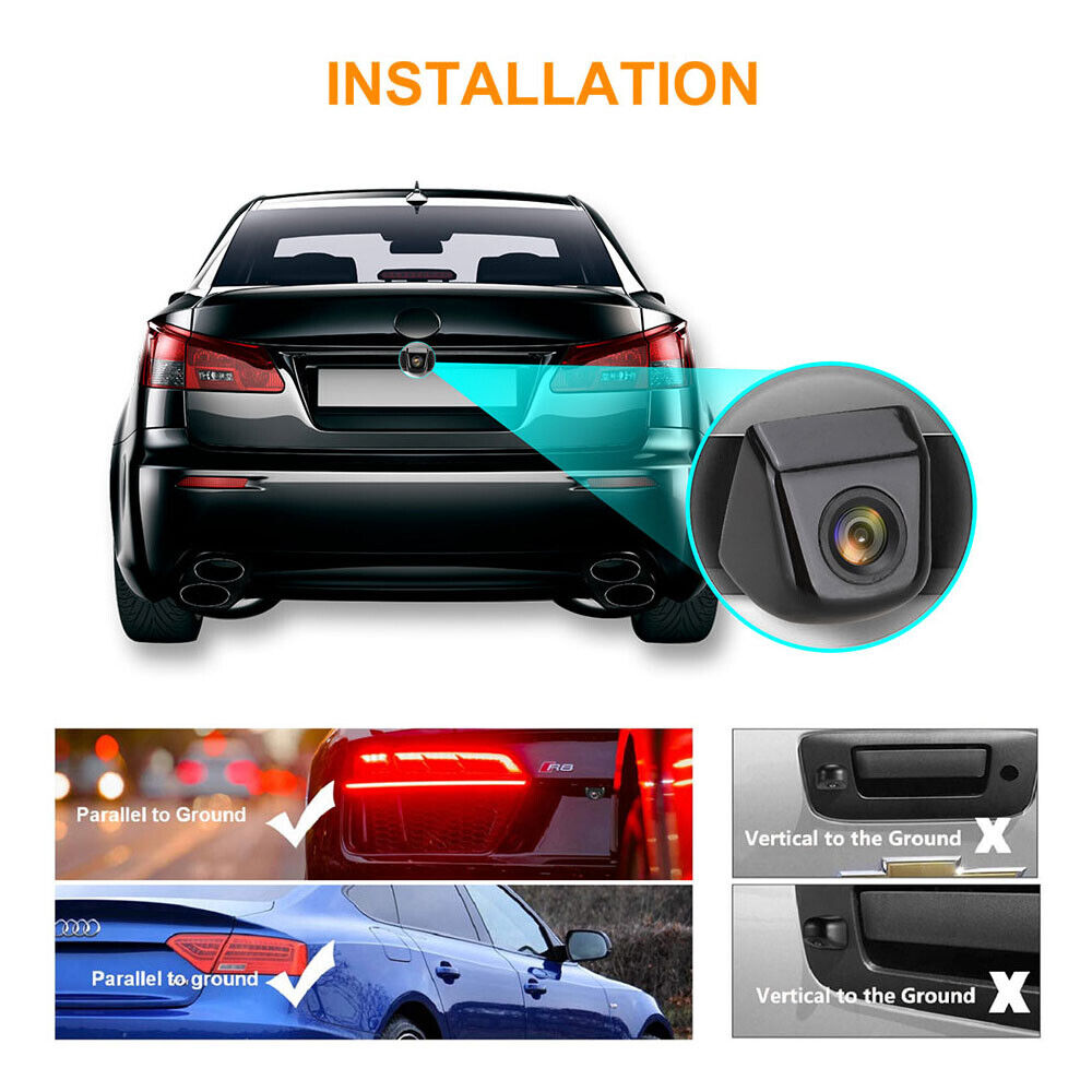 Waterproof HD 170¡ã Car Reverse Backup Night Vision Camera Rear View Parking Cam