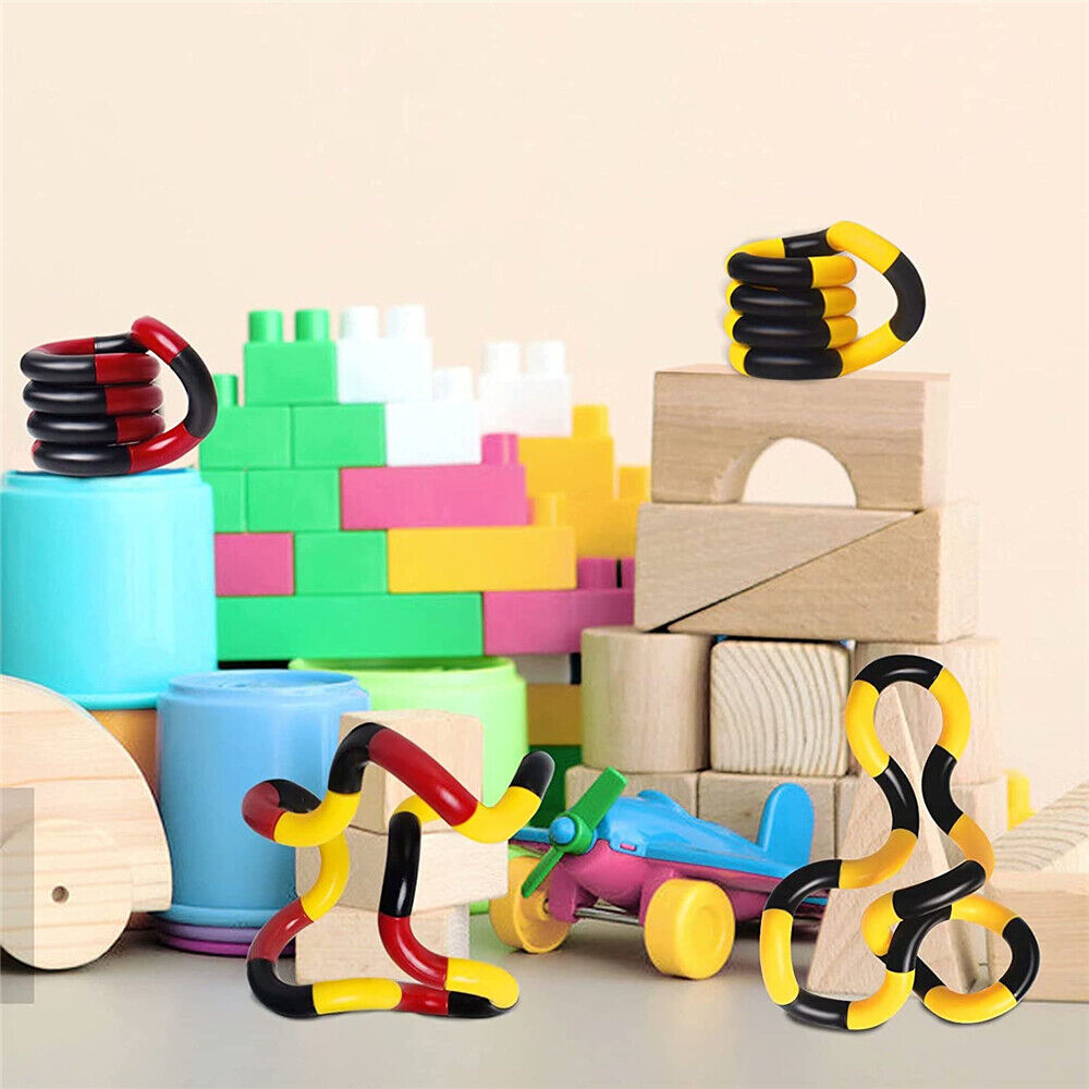 Tangle Twister Ring Finger Fidget Toy String Twist Sensory Anxiety Str ...