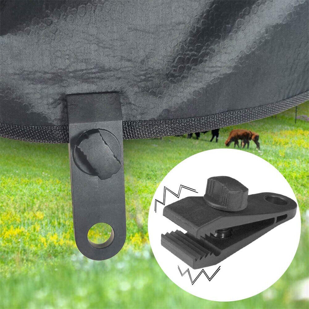 Tarp Clips Heavy Duty Awning Clamps Camping Tents Canopies Canvas Lock