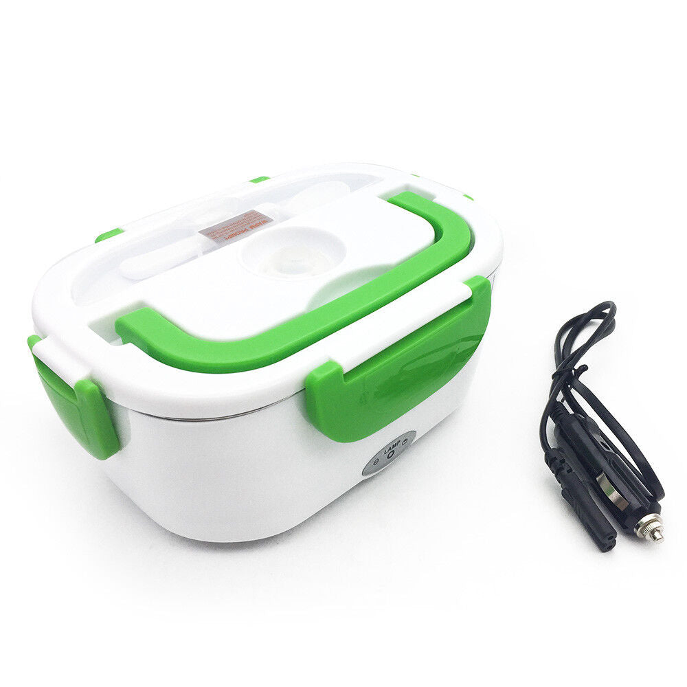 Portable Electric Heated Car Plug Heating Lunch Box Bento Food Warmer 12-24V AU