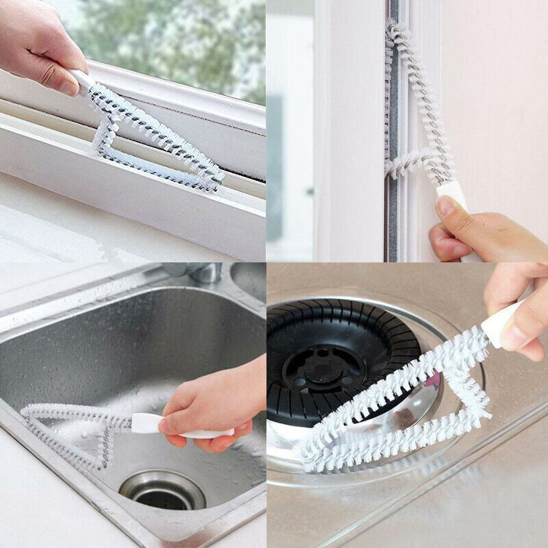 2 in 1 Floor Brush- Scrub Brush Bath Wiper 120¡ã Rotating Head Home Cleaning Tool