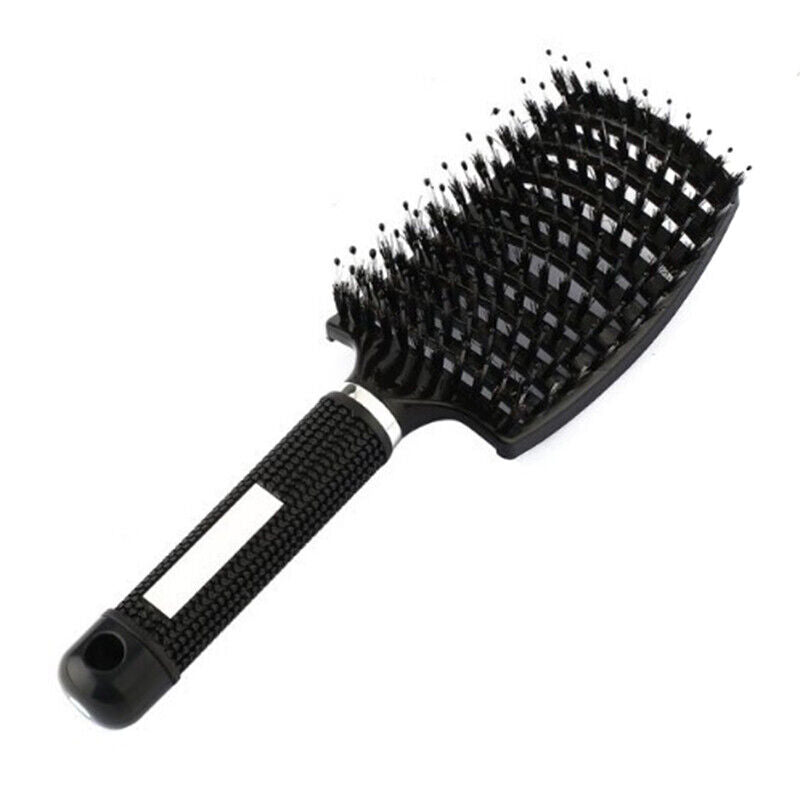 Women Detangling Nylon Bristle Brush Detangle Hairbrush Head Scalp Massage Comb