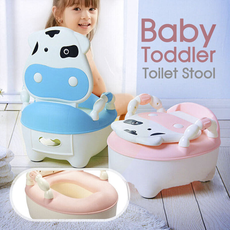 Safety Kids Baby Toddler Toilet Training Potty Trainer Cute Cartoon Seat Chair