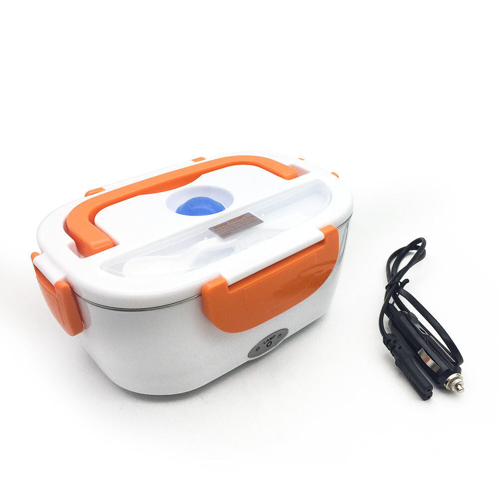 Portable Electric Heated Car Plug Heating Lunch Box Bento Food Warmer 12-24V AU