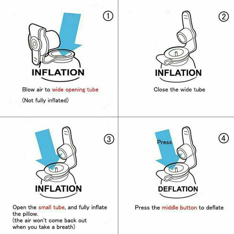 Travel Inflatable Foot Rest Air Pillow Cushion Office Home Leg Footrest Relax AU