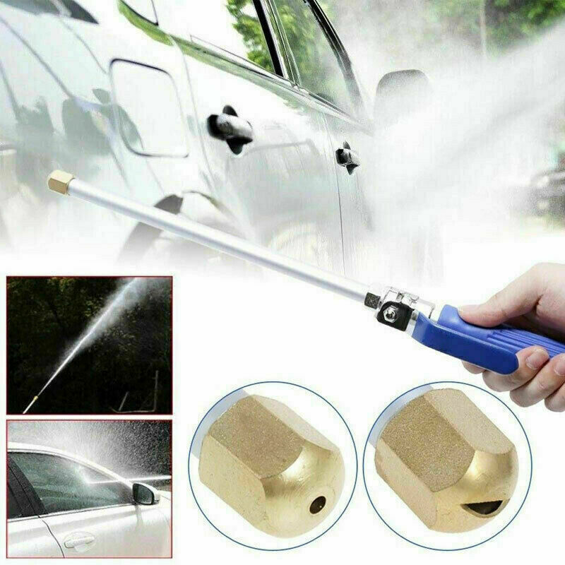 Hydro Jet High Pressure Power Washer Water Spray Gun Nozzle Wand Cleaner New