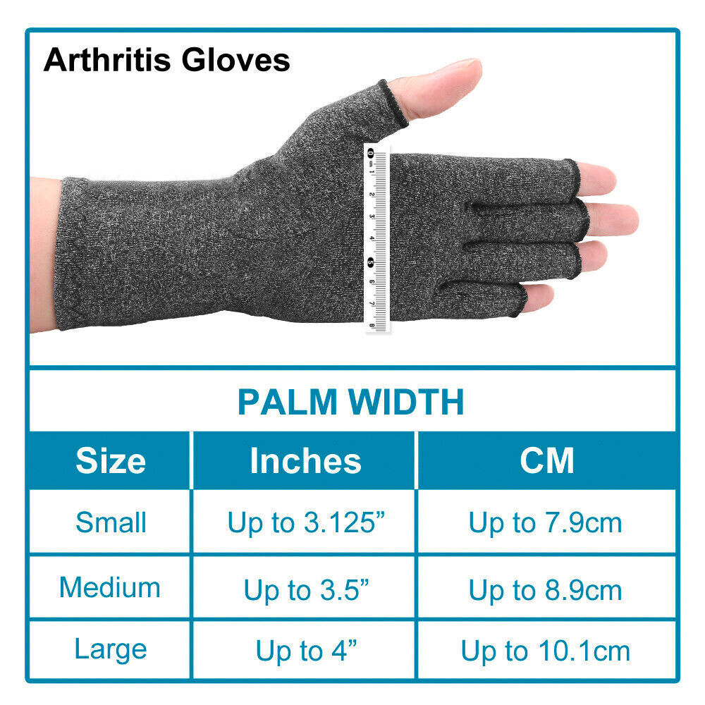 Compression Joint Finger Pain Arthritis Gloves Relief Hand Wrist Support Brace