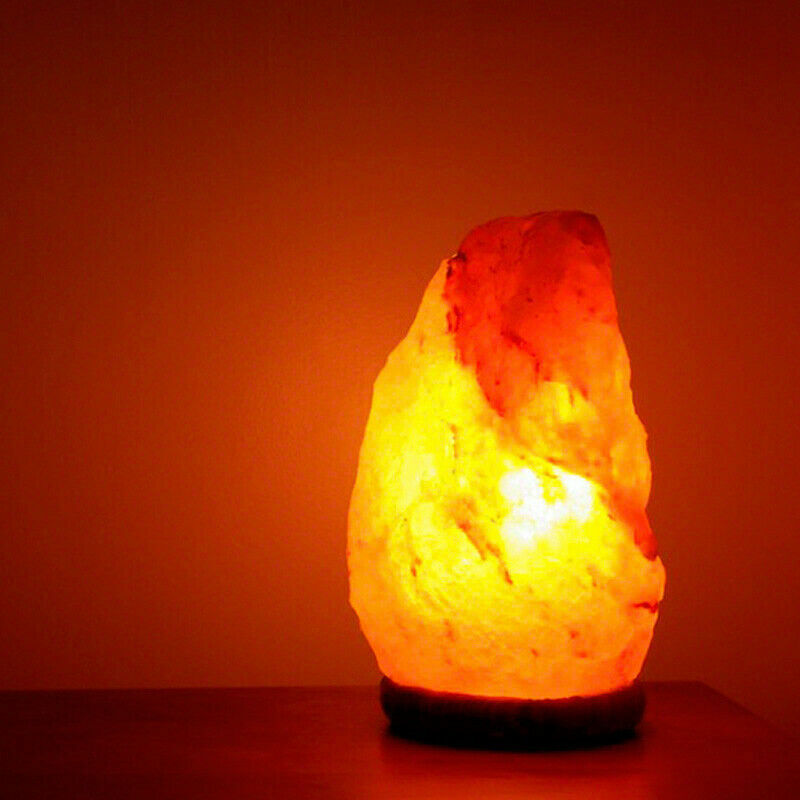 Himalayan Salt Lamp Natural Crystal Rock Shape Dimmer Switch Night Light 1-7 kg