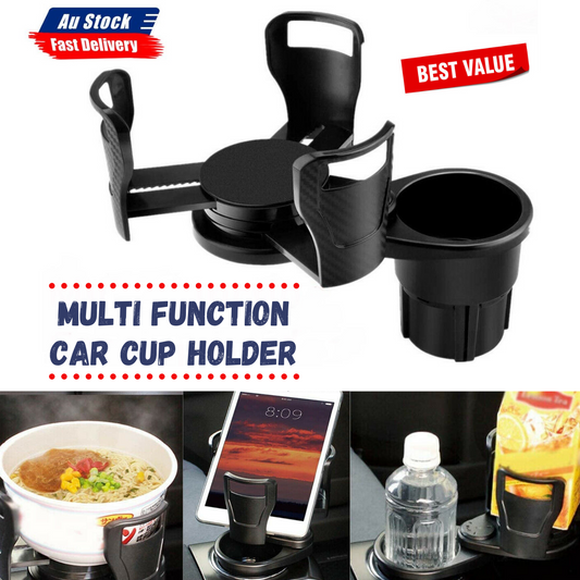 Multi Function Car Drink Cup Holder Coffee Bottle Water Stand Food Storage Mount