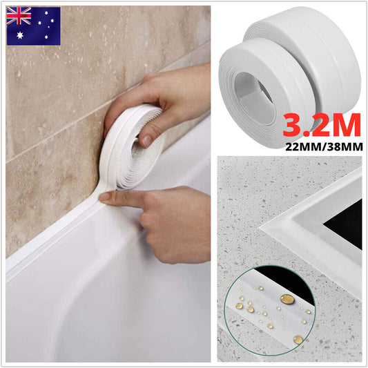Kitchen Waterproof Wall Corner Sealing Tape Self Adhesive Bathroom Crevice Strip