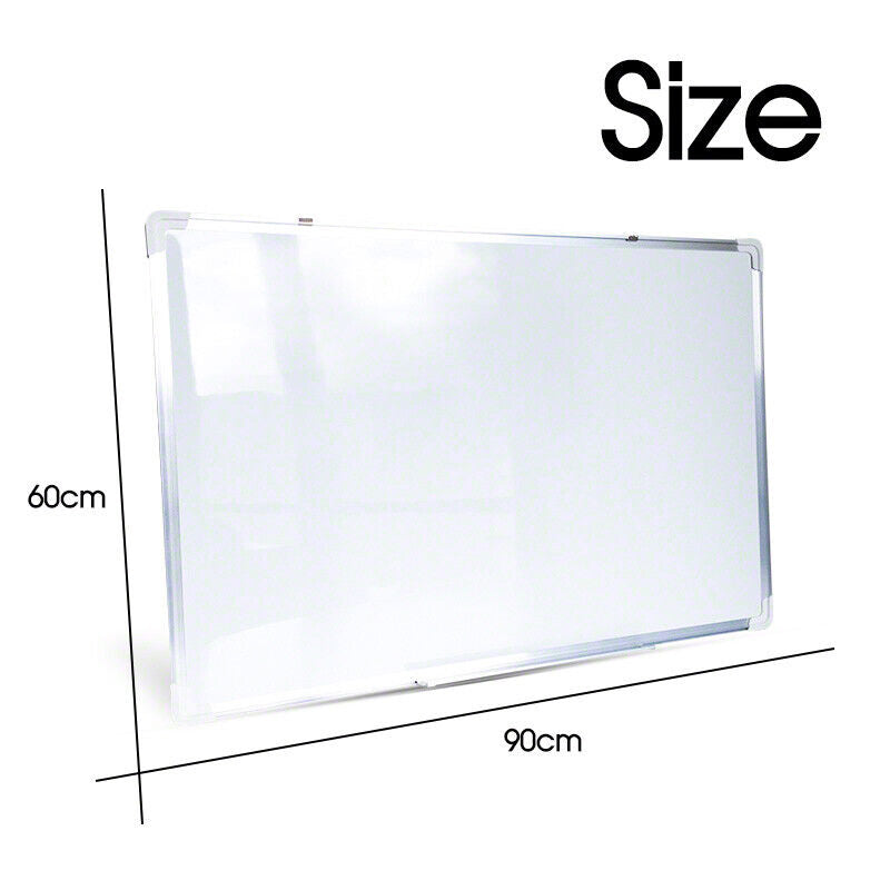 Magnetic Office Board Portable Whiteboard 90X60CM Commercial FREE Marker Eraser