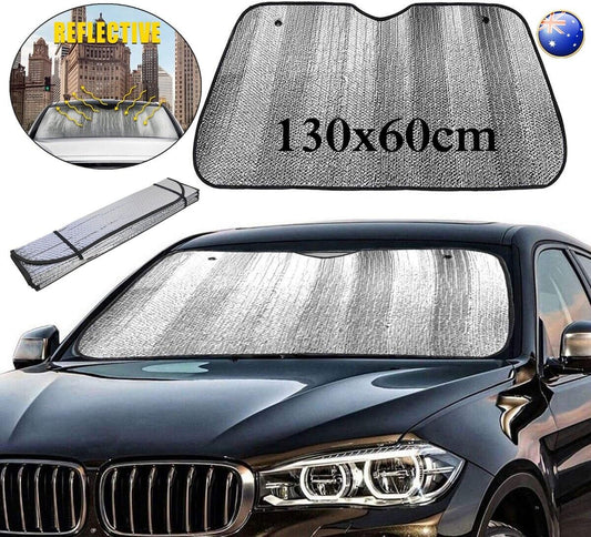 Foldable Large Sun Shade Car Truck Van Windshield Visor Sun Block Reflective AU