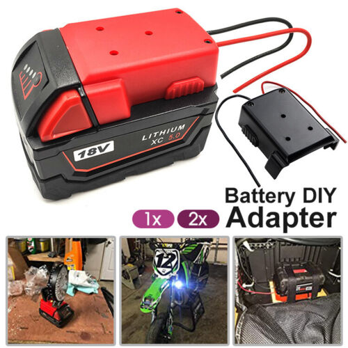 DIY For Milwaukee M18 XC 18V DIY Project Battery Adapter/BASE Power 2 Wirings AU