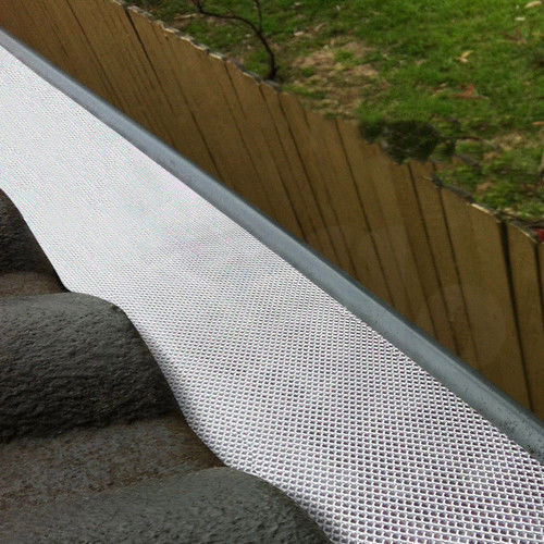 Gutter Guard Aluminium Leaf Mesh Deluxe Home Garden DIY Silver 100x20cm