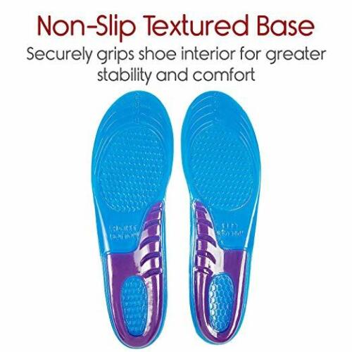 Massaging Gel Shoe Insoles Arch Supports For Men Women FlatFoot High Quality