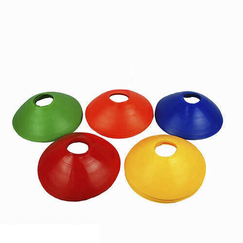 60 Pack Sports Training Discs Markers Cones Soccer Rugby Fitness Exercise