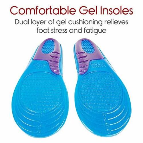 Massaging Gel Shoe Insoles Arch Supports For Men Women FlatFoot High Quality