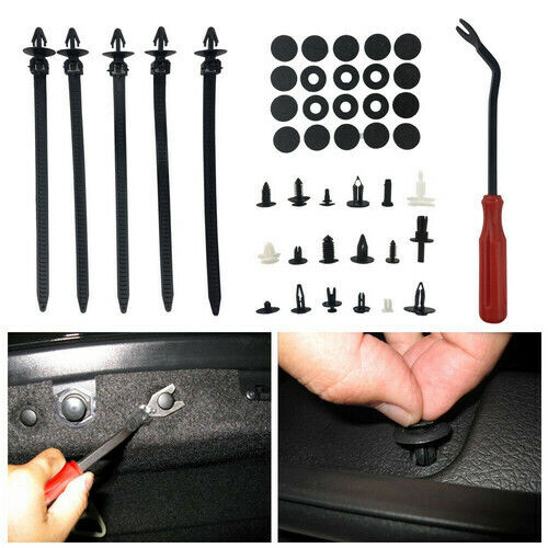 640PCS Bumper Rivets Screw. CarBody Trim Clips Retainer Panel Push Fastener Kit