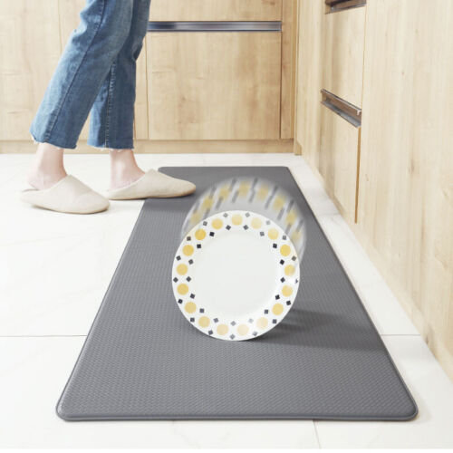 Non-Slip Waterproof Kitchen Door Mat Home Floor Rug Carpet Anti-Oil Easy Clean