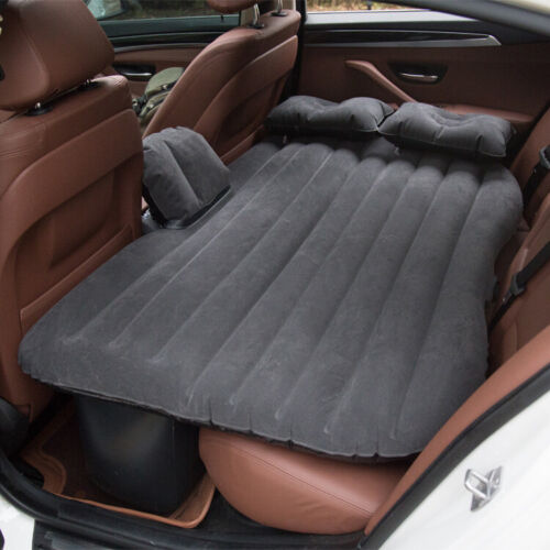 Inflatable Car Back Seat Mattress Portable Travel Camping Soft Rest Air Bed SUV